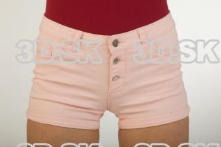 Pelvis pink shorts of Jean 0001